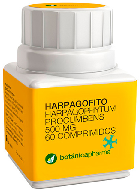 Дієтична добавка BotanicaPharma Harpagofito 500 мг 60 таблеток (8435045200153) - зображення 1