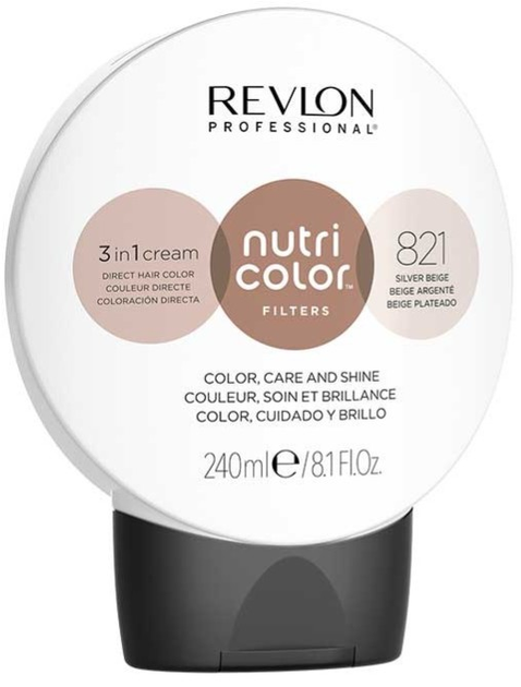 Тонирующая маска для волос Revlon Nutri Color Filters Toning 821 Silver ...