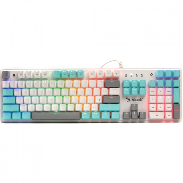 Клавиатура A4Tech Bloody S510R RGB BLMS Switch Red USB Icy White ...