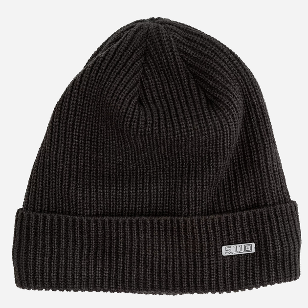 Шапка військова 5.11 Tactical Husk Beanie 89088-200-019 One size Black (2000980488179) - зображення 1