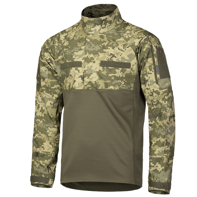 Рубашка тактическая боевая универсальная для силовых структур CM Blitz Камуфляж/Олива (7020), XXL TR_7020(XXL) - изображение 1