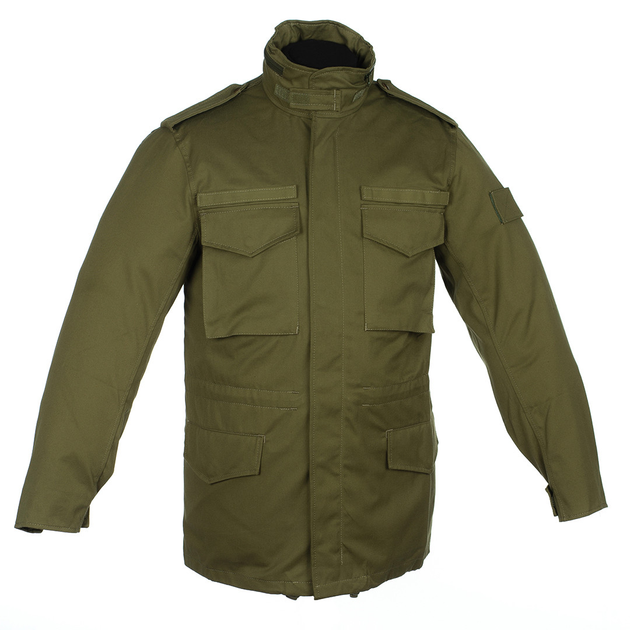 Куртка тактична зносостійка полегшена для силових структур M65 Хакі олива 52-54/170-176 TR_BH-U-JМ65-KH-52-170 - зображення 2