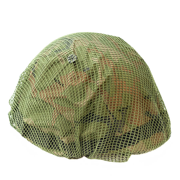 Сеть маскировочная на шлем каску тактическая универсальная для силовых структур Brotherhood Зеленая TR_Net-Helmet-DG - изображение 1