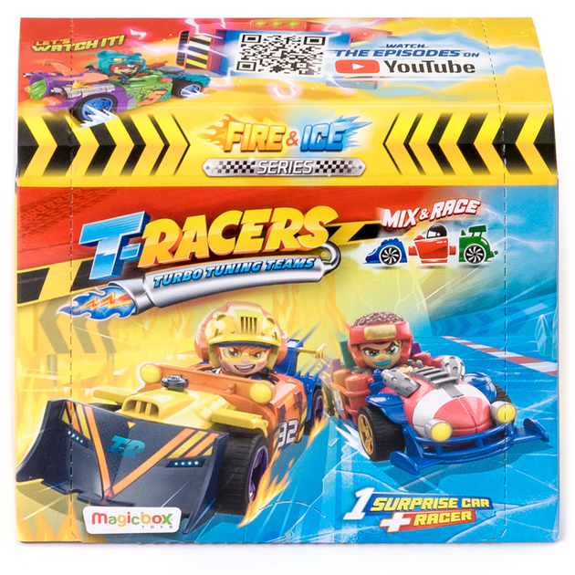 Zestaw do zabawy Magic Box T-Racers Fire & Ice Display Turbo Pack Seria 3 (8431618019146) - obraz 2