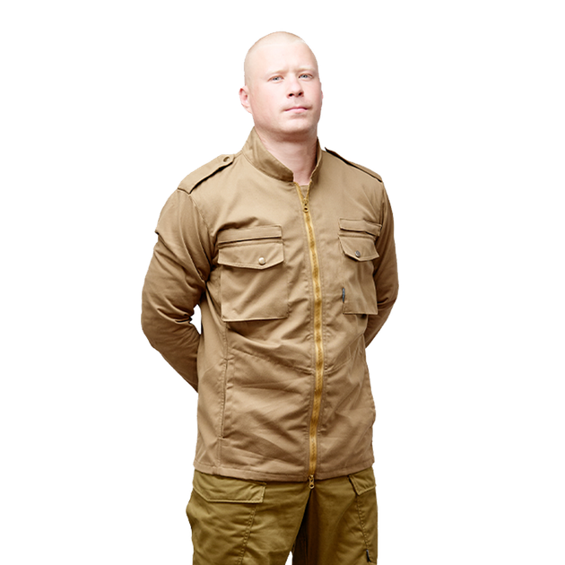 Куртка тактическая износостойкая облегченная для силовых структур М65 R2D2 койот 52-54/170-176 TR_BH-U-JM65R2-K-52-170 - изображение 1