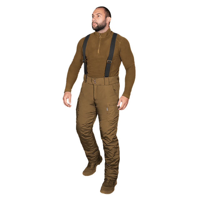 Штаны тактические зимние утепленные мужские брюки для силовых структур Patrol Taslan Койот (7356), L TR_7356-L - изображение 2