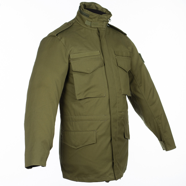 Куртка тактическая износостойкая облегченная для силовых структур M65 Хаки олива 44-46/170-176 TR_BH-U-JМ65-KH-44-170 - изображение 1
