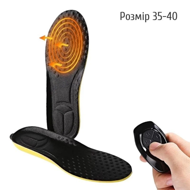 Стельки с подогревом GL Черный 2000 mah размер 35-40 от продавца ...