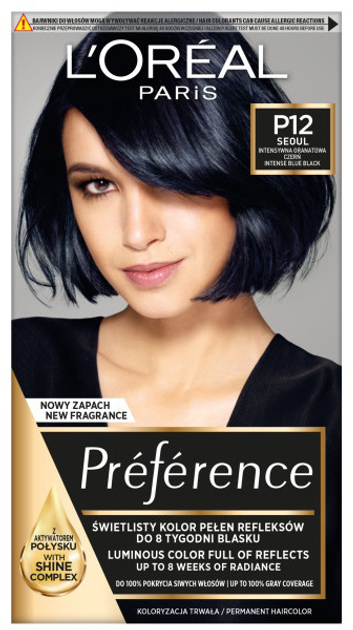 Краска для волос L'Oreal Paris Preference P12 Сеул 251 г (3600522296751 ...
