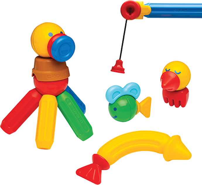 Klocki magnetyczne Stick-O Rybołówstwo 26 elementów (005-902006) - obraz 4