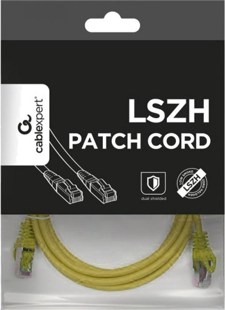 Патч-корд Cablexpert CAT6 S/FTP 0.25 м Жовтий (PP6A-LSZHCU-Y-0.25M) - зображення 4