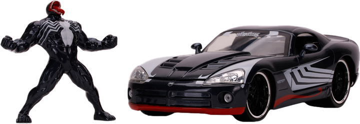 Машина металева Jada Марвел Людини-Павук Dodge Viper SRT10 (2008) + фігурка Венома 1:24 (253225015) - зображення 1