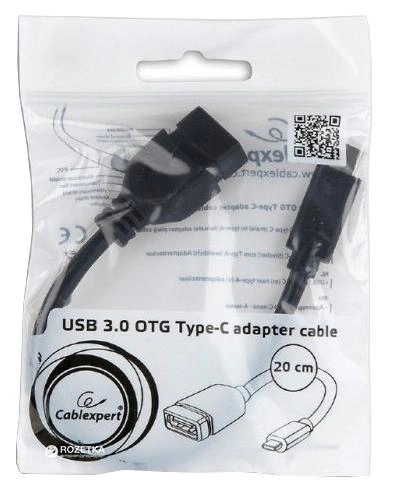 Адаптер Cablexpert USB Type-C to USB 3.0 (A-OTG-CMAF3-01) - зображення 2