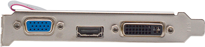 Відеокарта AFOX PCI-Ex GeForce GT610 1GB GDDR3 (64bit) (810/1333) (DVI-D, VGA, HDMI) (AF610-1024D3L7-V6) - зображення 2