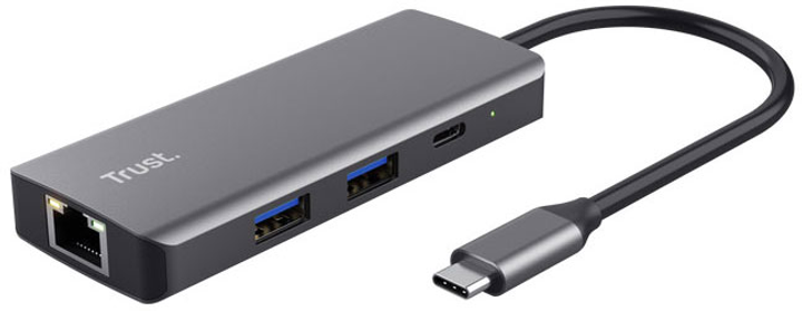 USB-хаб Trust DALYX 6 в 1 Мультипортовий адаптер (8713439249682) - зображення 5