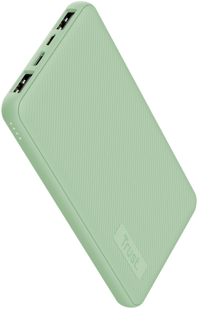 Powerbank Trust Primo ECO 10000 mAh Green (8713439250299) - obraz 3