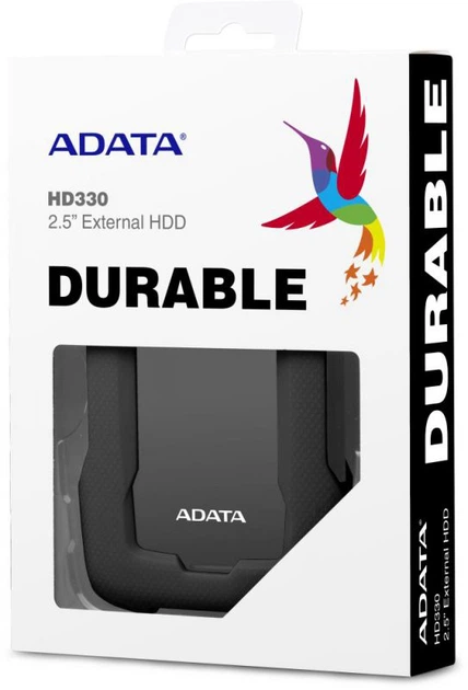Dysk twardy ADATA Durable HD330 5 TB AHD330-5TU31-CBK 2.5" USB 3.1 Zewnętrzny Czarny - obraz 4