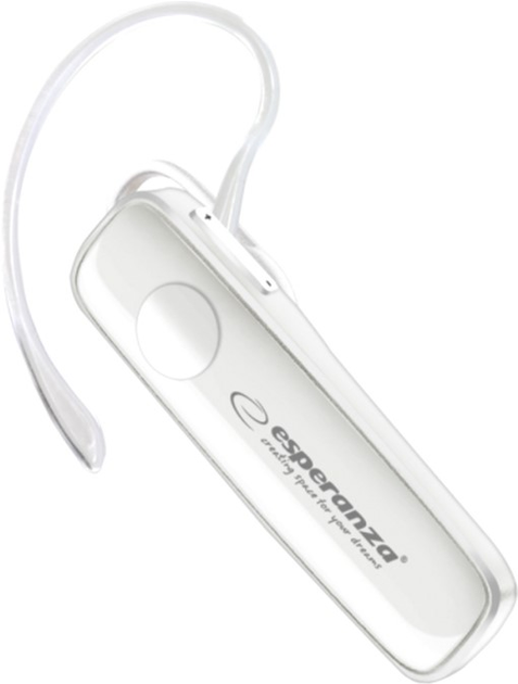 Zestaw słuchawkowy Bluetooth Esperanza EH184W Celebes Biały (5901299947531) - obraz 1