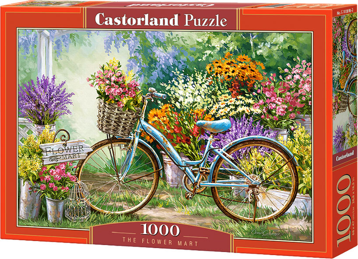 Пазл Castorland Квітковий ринок 1000 елементів (5904438103898) - зображення 1