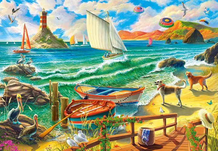 Puzzle Castorland Weekend na morzu 1000 części (5904438104895) - obraz 2
