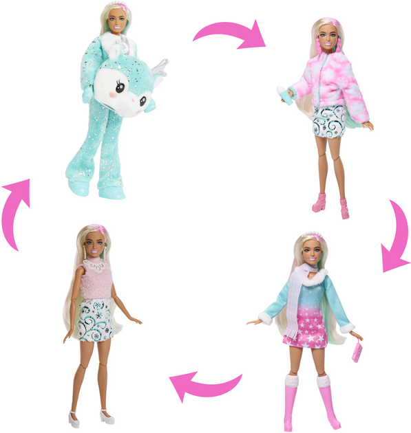 Адвент-календар Barbie Cutie Reveal (194735097586) - зображення 4