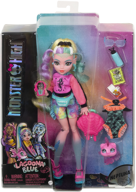 Lalka Monster High Monster Straszysekrety Lagoona Blue (194735069798) - obraz 6
