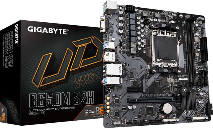Płyta główna Gigabyte B650M S2H (sAM5, AMD B650, PCI-Ex16) - obraz 4