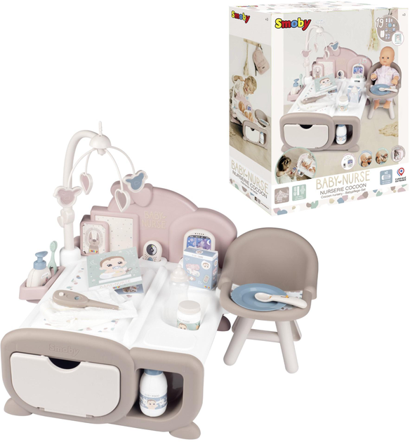 Centrum zabaw Smoby Toys Baby Noors w proszku. Pokój dziecięcy z efektami dźwiękowymi i akcesoriami (7600220379) - obraz 1