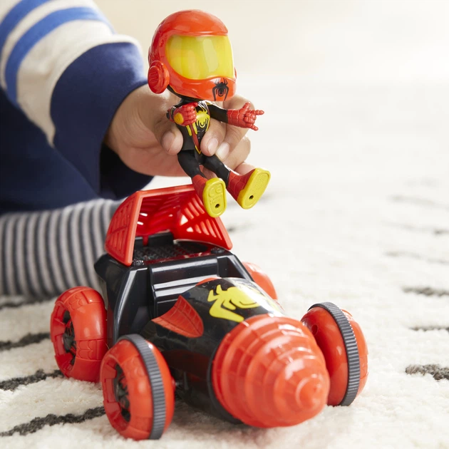 Zestaw zabawek Hasbro Webspinners Pojazd i Spiderman i jego niesamowici przyjaciele (F6775/F7253) - obraz 4