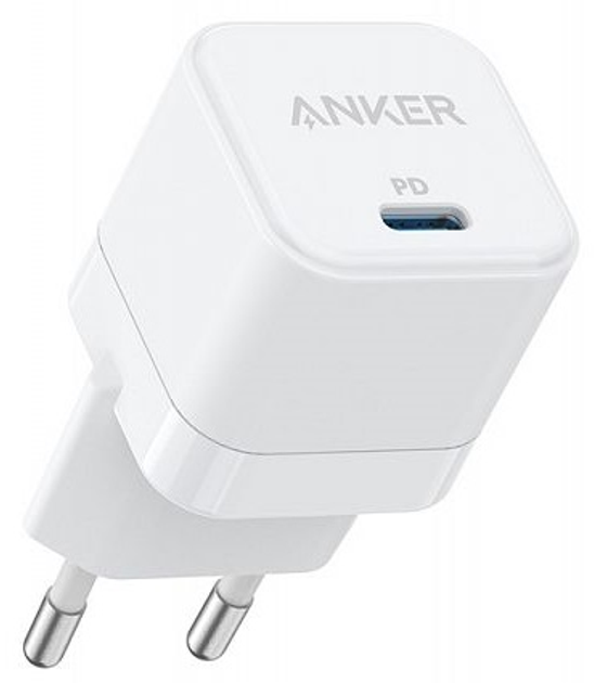 Ładowarka sieciowa Anker PowerPort III 20W Cube Biała (A2149G21) - obraz 1