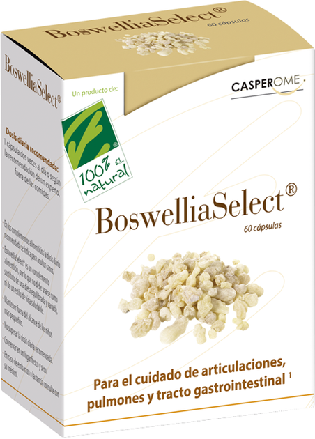 Дієтична добавка 100% Natural Boswelliaselect 60 капсул (8437008750453) - зображення 1