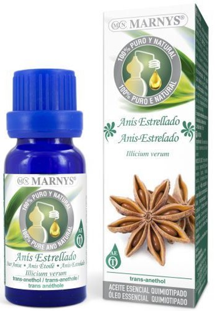 Ефірна олія анісова Marnys Aceite Esencial Alimentario De Anis Estrellado 15 мл (8410885082077) - зображення 1