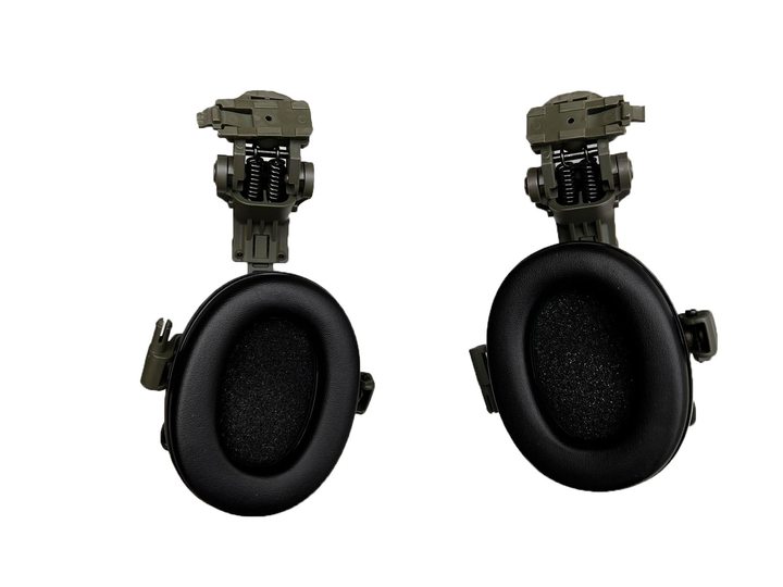 Активні навушники CrossEye Tactical 6s із кріпленням Чебурашка на каску - зображення 1