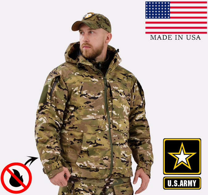 Зимняя военная тактическая куртка-бушлат M11 Камуфляж Мультикам Multicam SPARTAN размер 50 - изображение 1