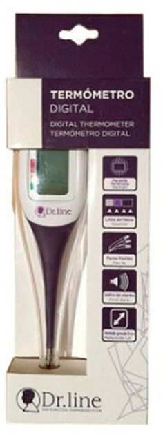 Електронний термометр Dr. Line Digital Thermometer Flexible Tip (8436550490053) - зображення 1