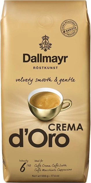 Акція на Кава в зернах Dallmayr Crema d'Oro 1 кг від Rozetka