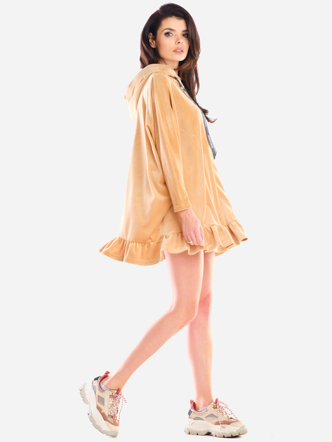 Плаття жіноче-худі жіноче Awama A419 One Size Бежеве (5902360555006) - зображення 4