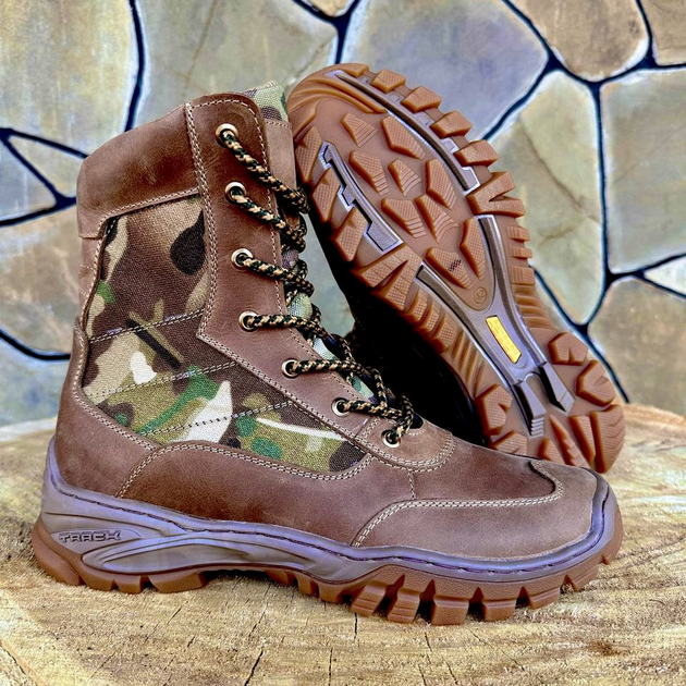 Демисезонные Берцы Тактические Ботинки Мужские Кожаные 45р (30 см) DSD-000013-RZ45 - изображение 1