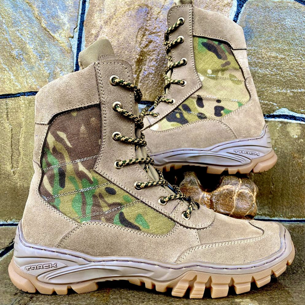 Демисезонные Берцы Тактические Ботинки Мужские Кожаные 41р (27 см) DSD-000017-RZ41 - изображение 1