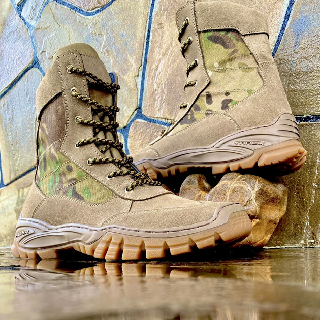 Демисезонные Берцы Тактические Ботинки Мужские Кожаные 45р (30 см) DSD-000017-RZ45 - изображение 2