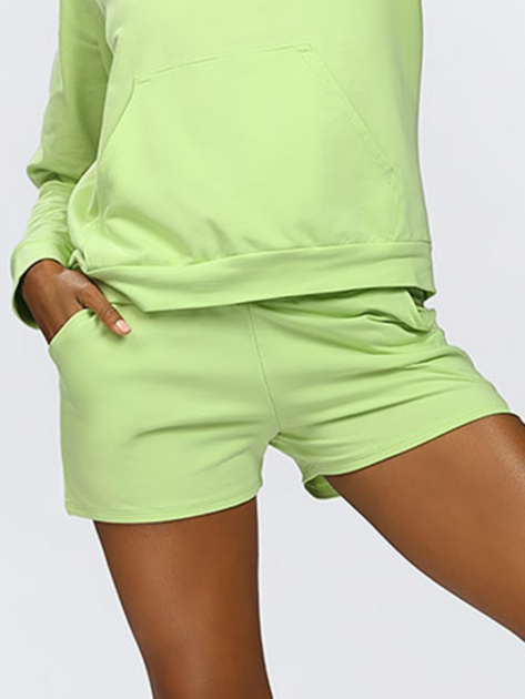 Спортивні шорти жіночі DKaren Koko XXL Світло-зелені (5903251466517) - зображення 1