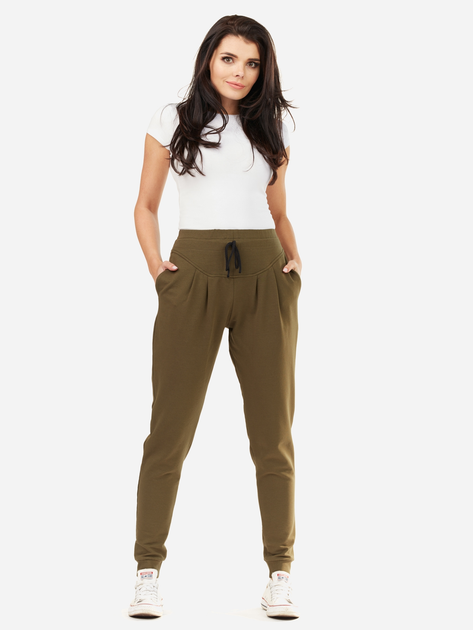 Spodnie dresowe damskie Infinite You M151 S Zielone (5902360520196) - obraz 4