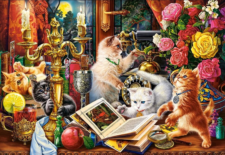 Puzzle Castorland Magiczne kocięta 1000 elementów (5904438104857) - obraz 2