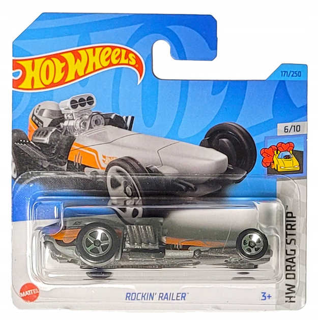 Машинка Хот Вилс 164 Rockin` Railer коллекция HW Drag Strip Hot Wheels