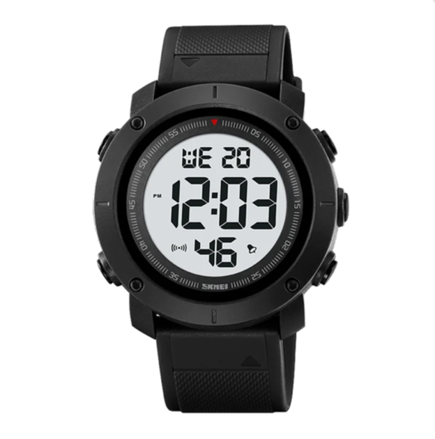 Наручные часы с подсветкой Skmei 2122BKWT Черный - Фото 9 Наручные часы с подсветкой Skmei 2122BKWT Черный - изображение 9