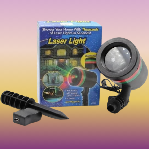 Лазерний зоряний проектор LASER Shower Light 908 вуличний 2 режими Чорний - Фото 1 Лазерний зоряний проектор LASER Shower Light 908 вуличний 2 режими Чорний - зображення 1