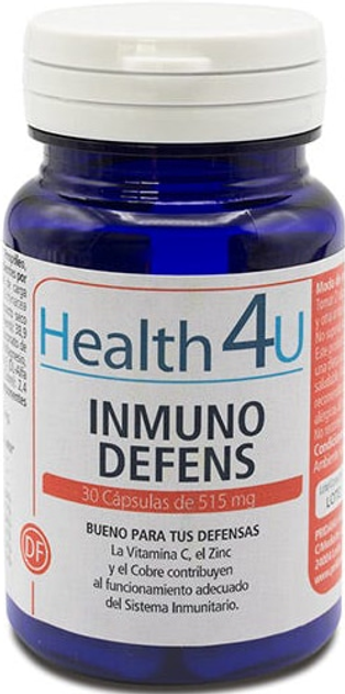 Комплекс вітамінів та мінералів H4U Inmuno Defens 515 mg 30 капсул (8436556086052) - зображення 1