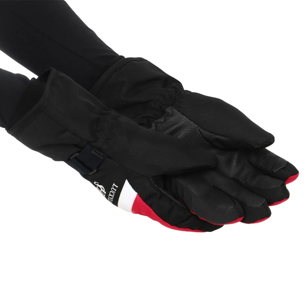 Перчатки горнолыжные детские Zelart Luckyloong Action 2388 размер L-XL (9-12 лет) Black-Fuchsia - изображение 3