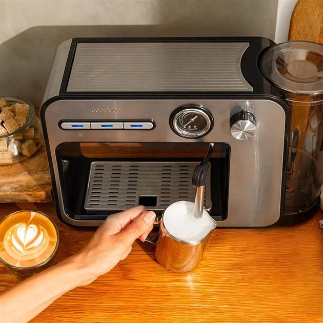 Кофеварка Cecotec Cafetera Espresso Power Espresso 20 Square Pro (CCTC-01983) - изображение 6