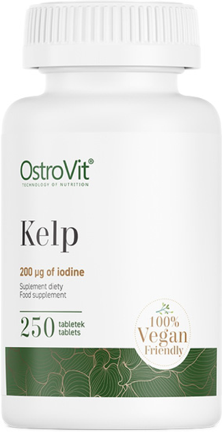 Suplement diety OstroVit Kelp 250 tabs (5903246224795) - obraz 1
